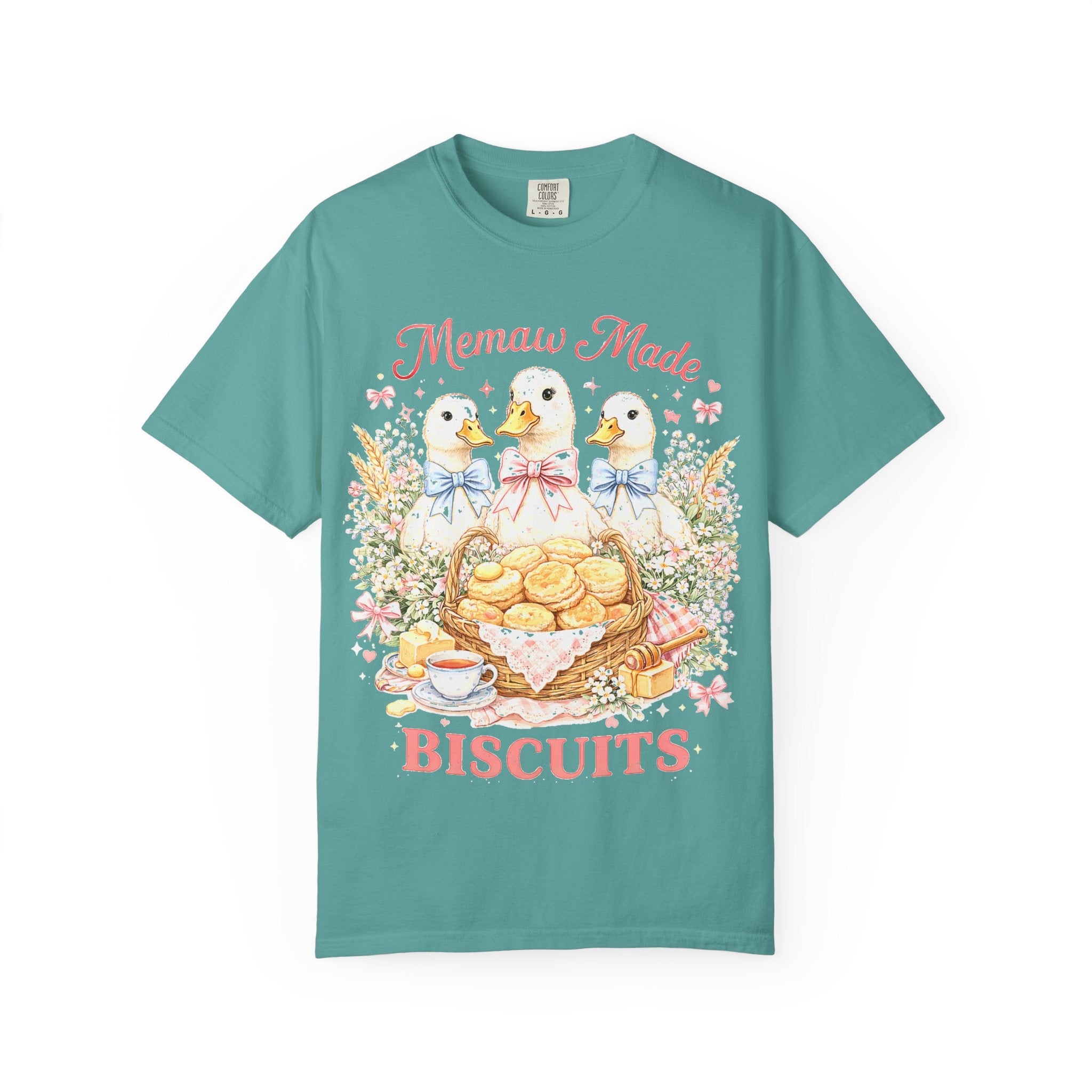 "Memaw Made Biscuits" Funny T-Shirt | Southern Girlie | Cute Ducks