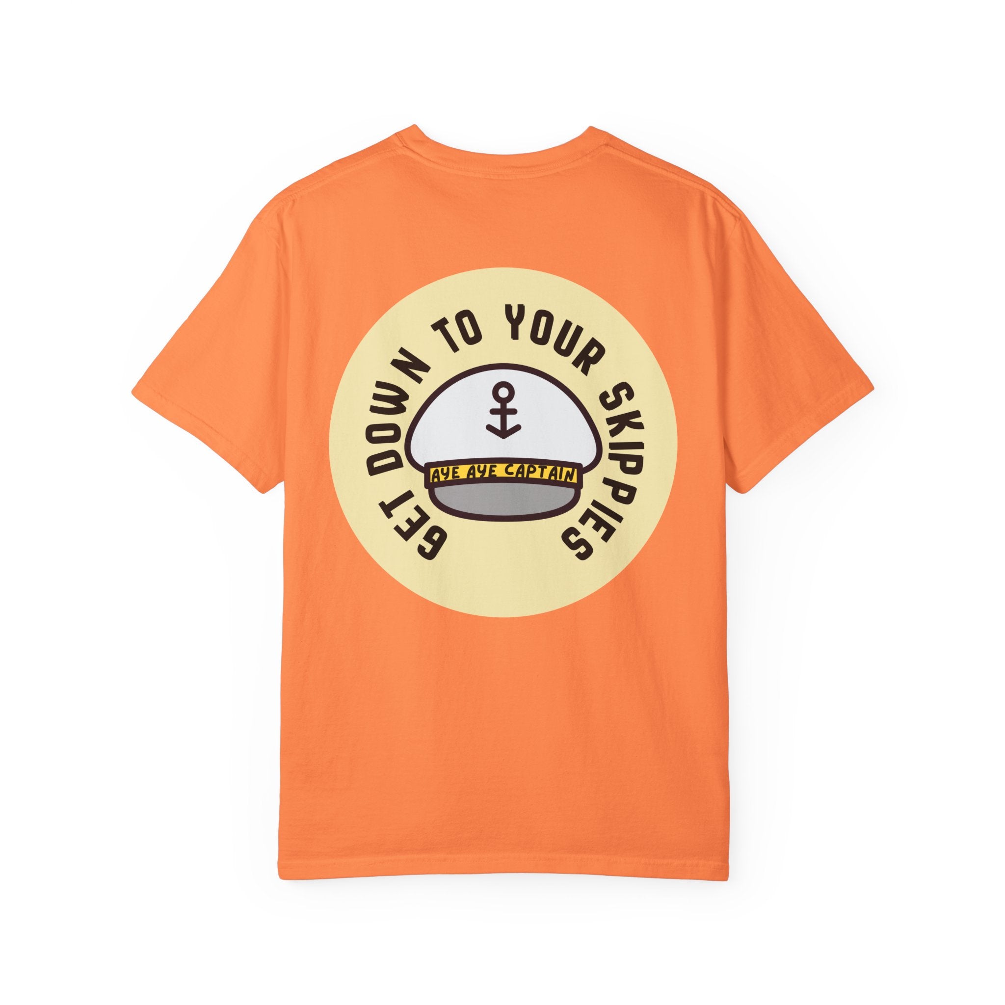 Aye Aye Captain Tee-Shirt | "Get Down to Your Skippies" Nautical Graphic Tee