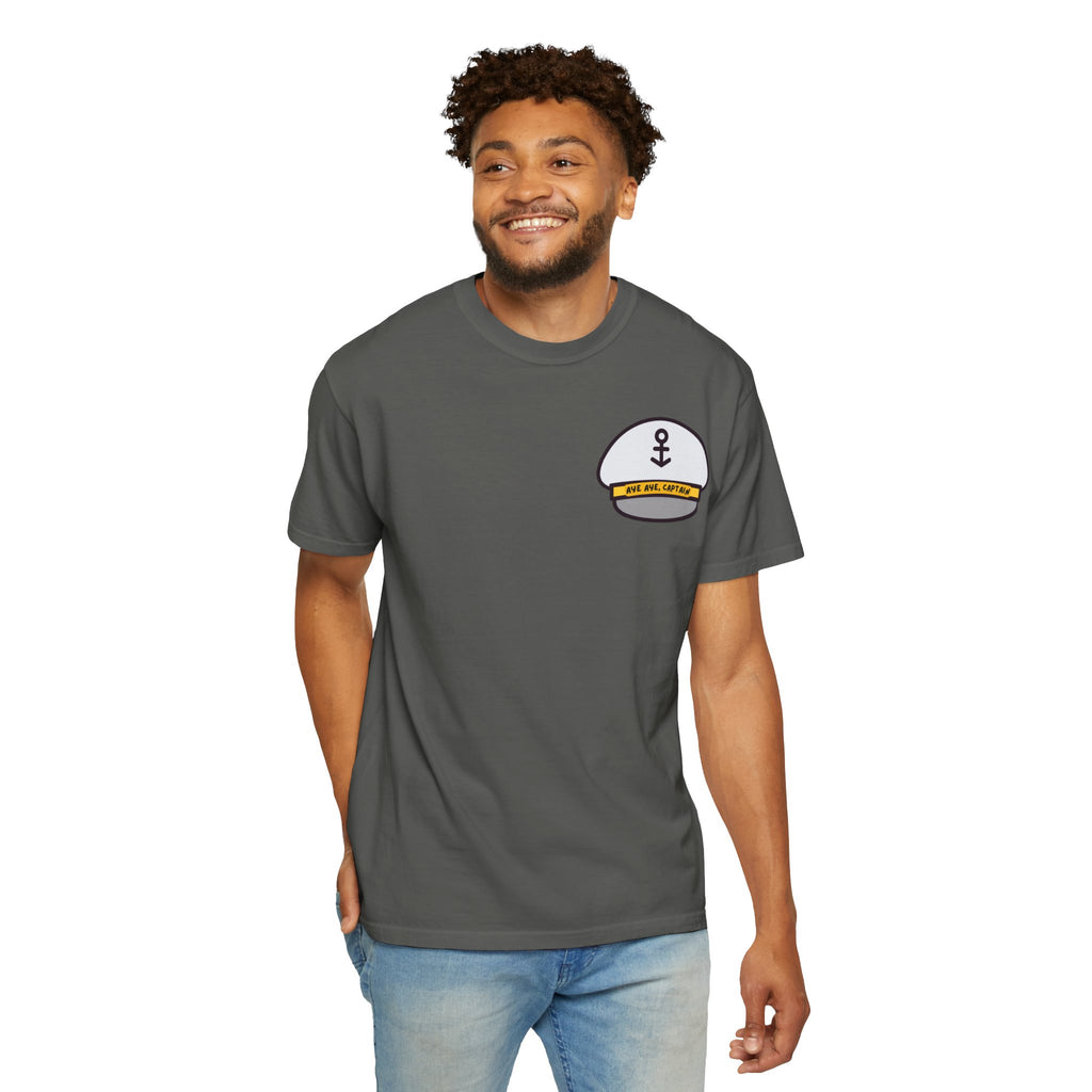 Aye Aye Captain Tee-Shirt | "Get Down to Your Skippies" Nautical Graphic Tee