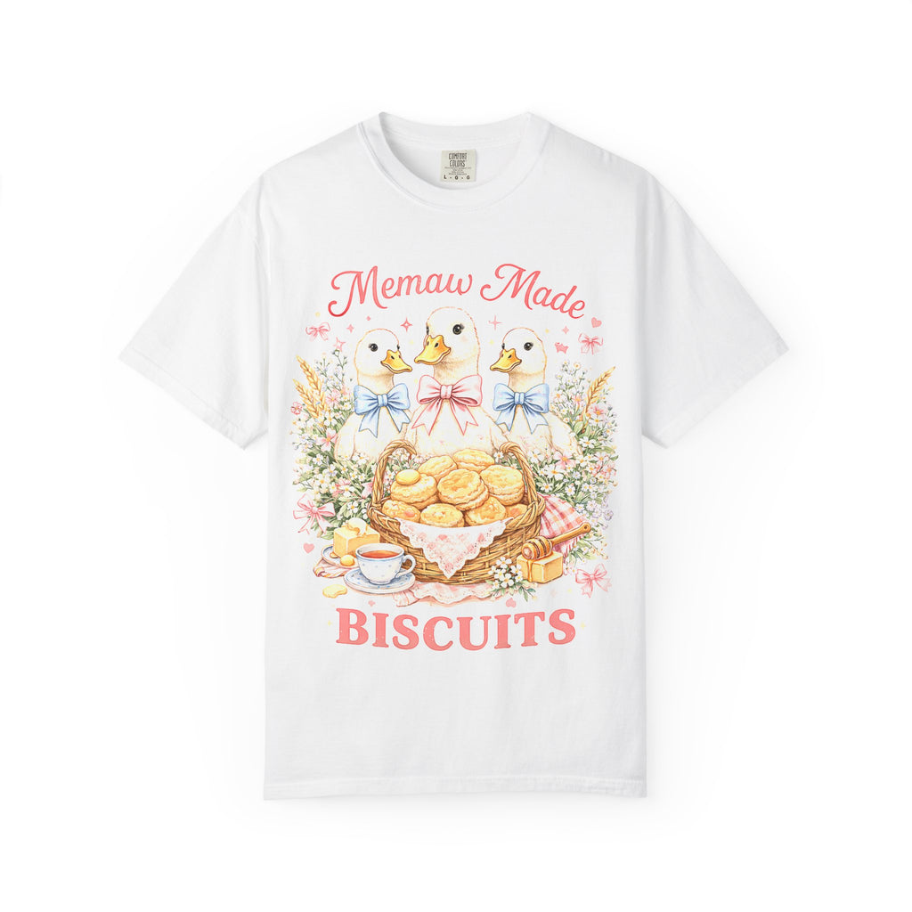 "Memaw Made Biscuits" Funny T-Shirt | Southern Girlie | Cute Ducks
