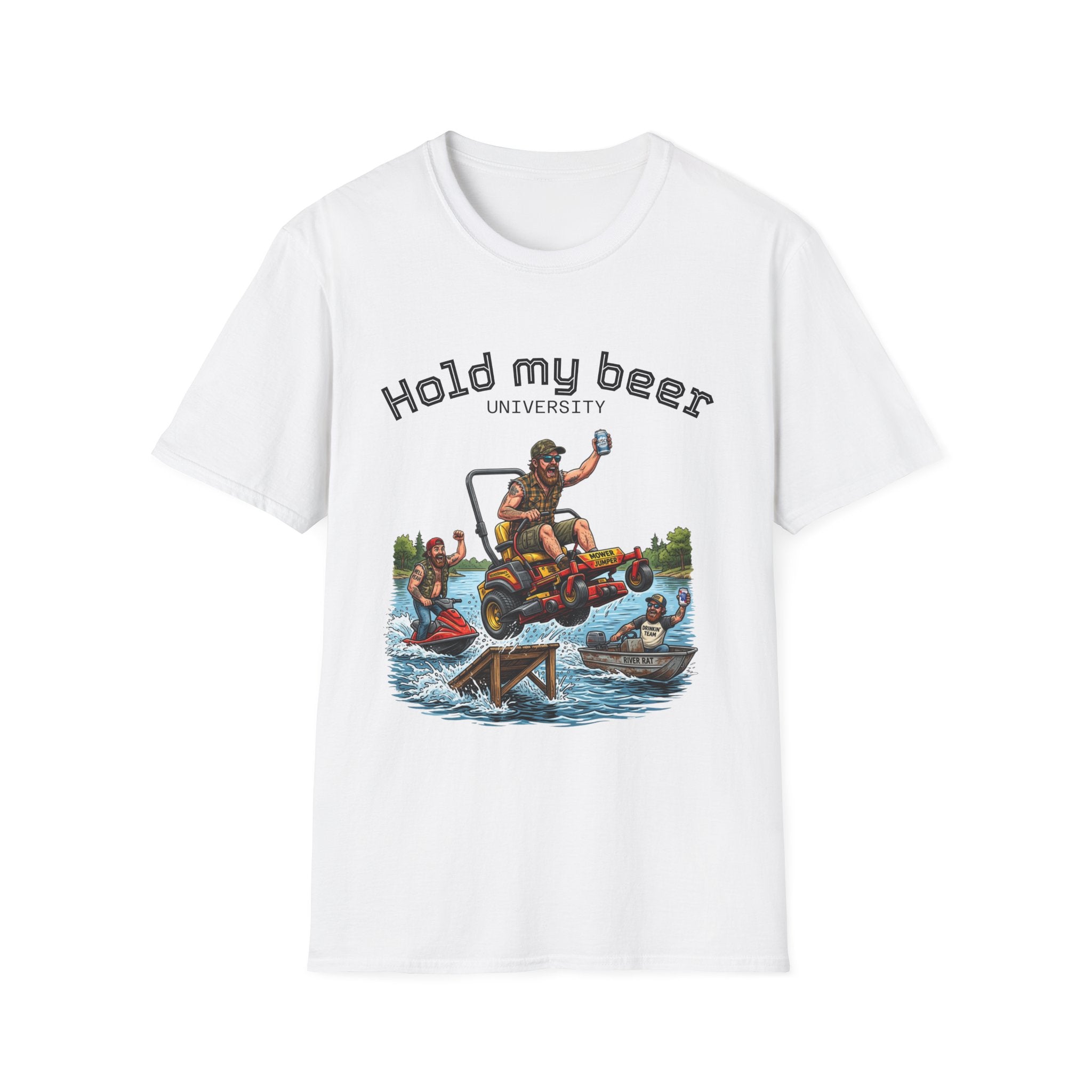 Hold My Beer Tee-Shirt | Lake Day | Jet Ski Funny Summer Tee
