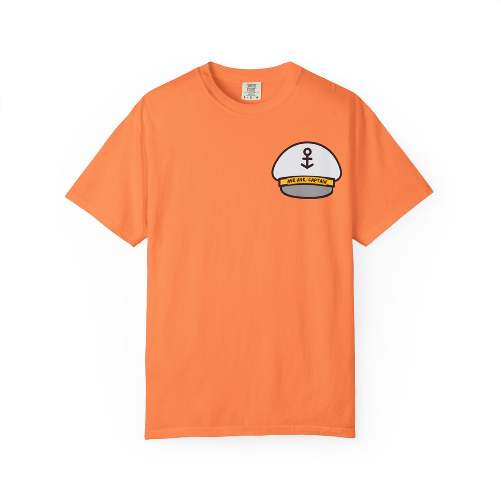 Aye Aye Captain Tee-Shirt | "Get Down to Your Skippies" Nautical Graphic Tee