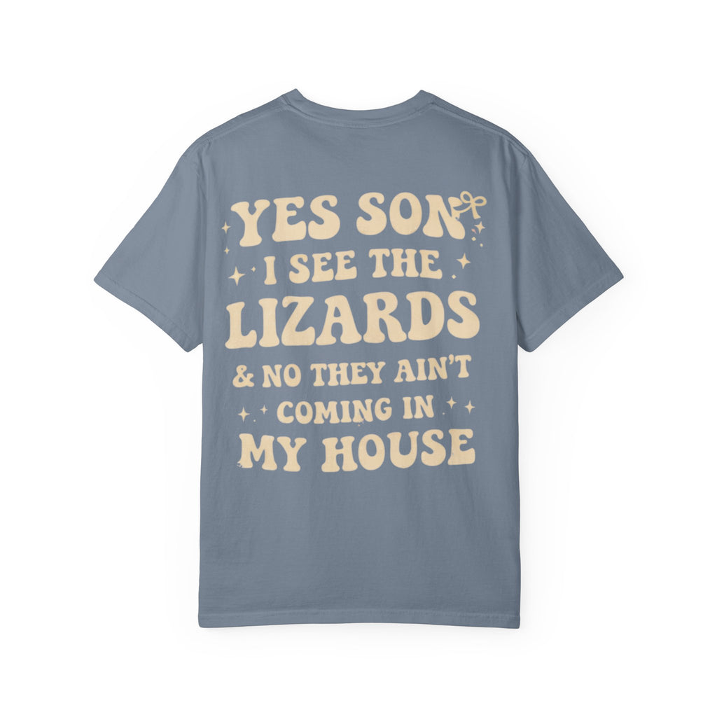Southern Mama Chronicles T-Shirt | Viral "Yes Son I See the Lizards" Graphic Tee