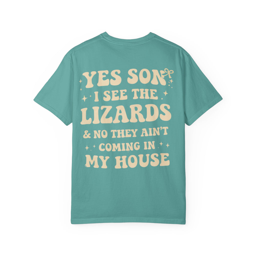 Southern Mama Chronicles T-Shirt | Viral "Yes Son I See the Lizards" Graphic Tee