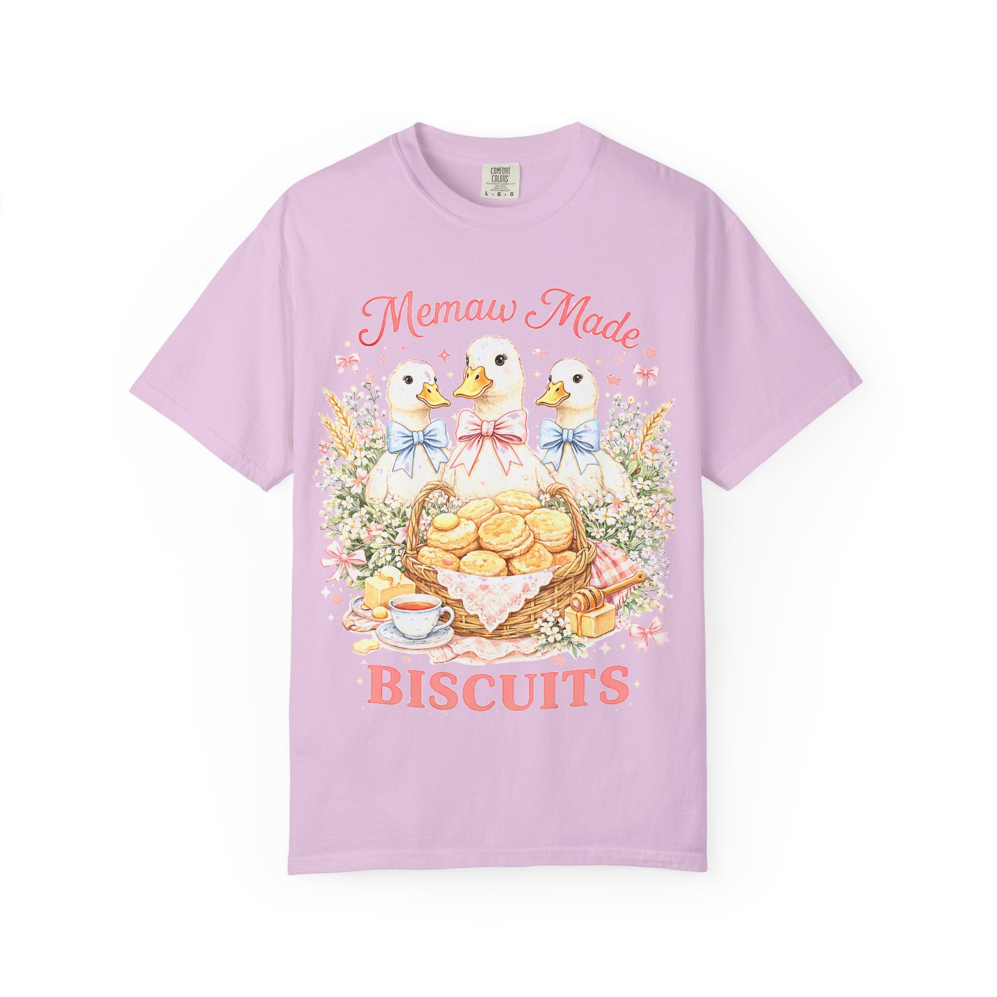 "Memaw Made Biscuits" Funny T-Shirt | Southern Girlie | Cute Ducks