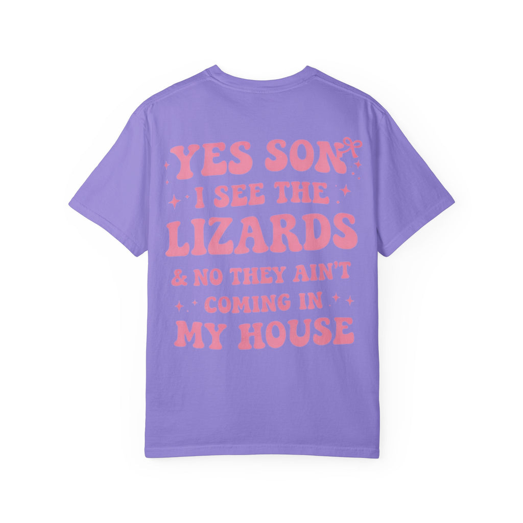 Southern Mama Chronicles T‑Shirt | “Yes Son I See the Lizards” |Funny Mom Graphic Tee