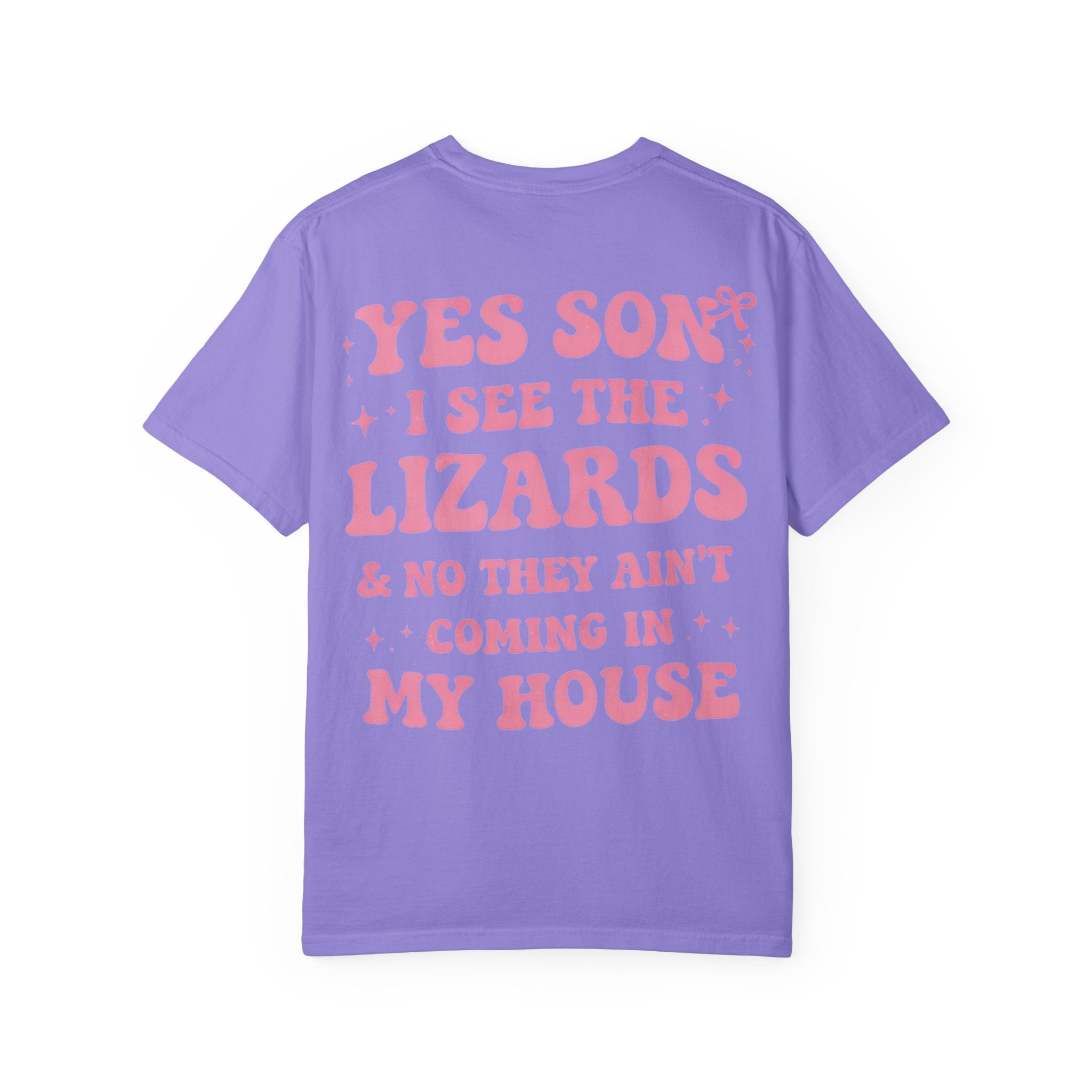 Southern Mama Chronicles T‑Shirt | “Yes Son I See the Lizards” |Funny Mom Graphic Tee