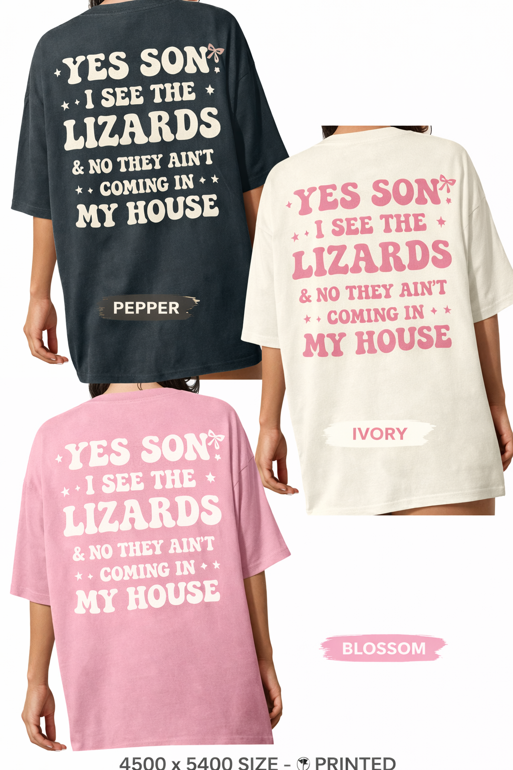 Southern Mama Chronicles T‑Shirt | “Yes Son I See the Lizards” |Funny Mom Graphic Tee