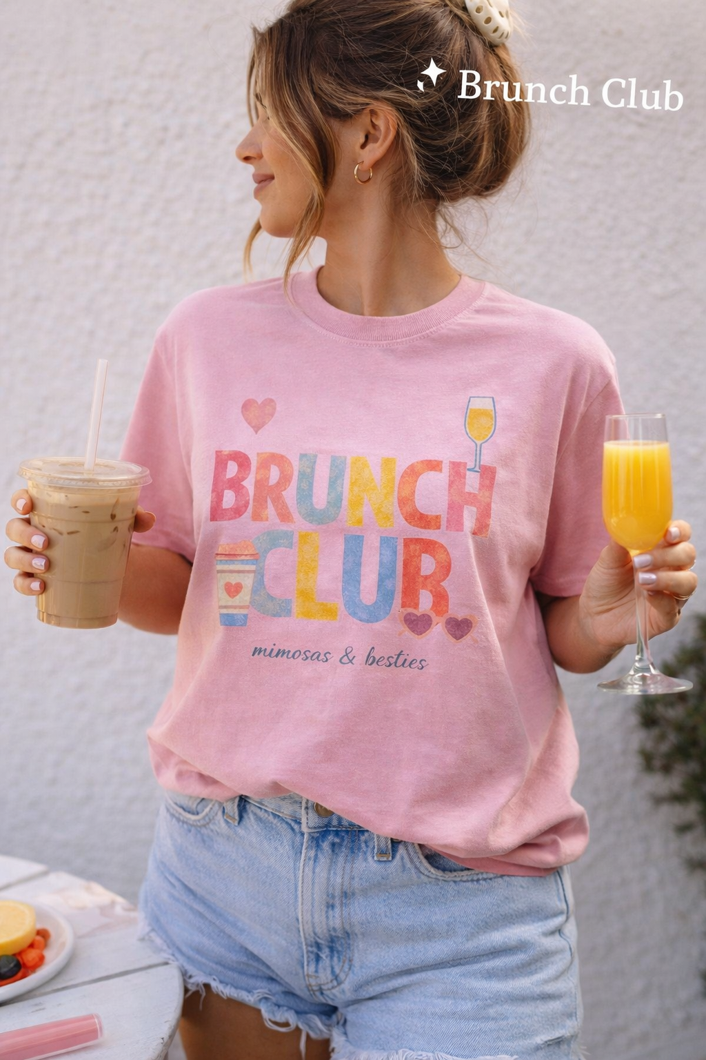 Brunch Club | Southern Style T-Shirt | Mimosas & Besties Graphic Tee