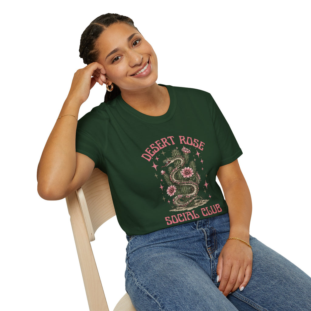 Desert Rose Social Club Tee-Shirt | Snake Graphic Tee