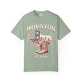 Houston Texas Cowgirl Boots T‑Shirt | Vintage Western Tee | Cowgirlie Style