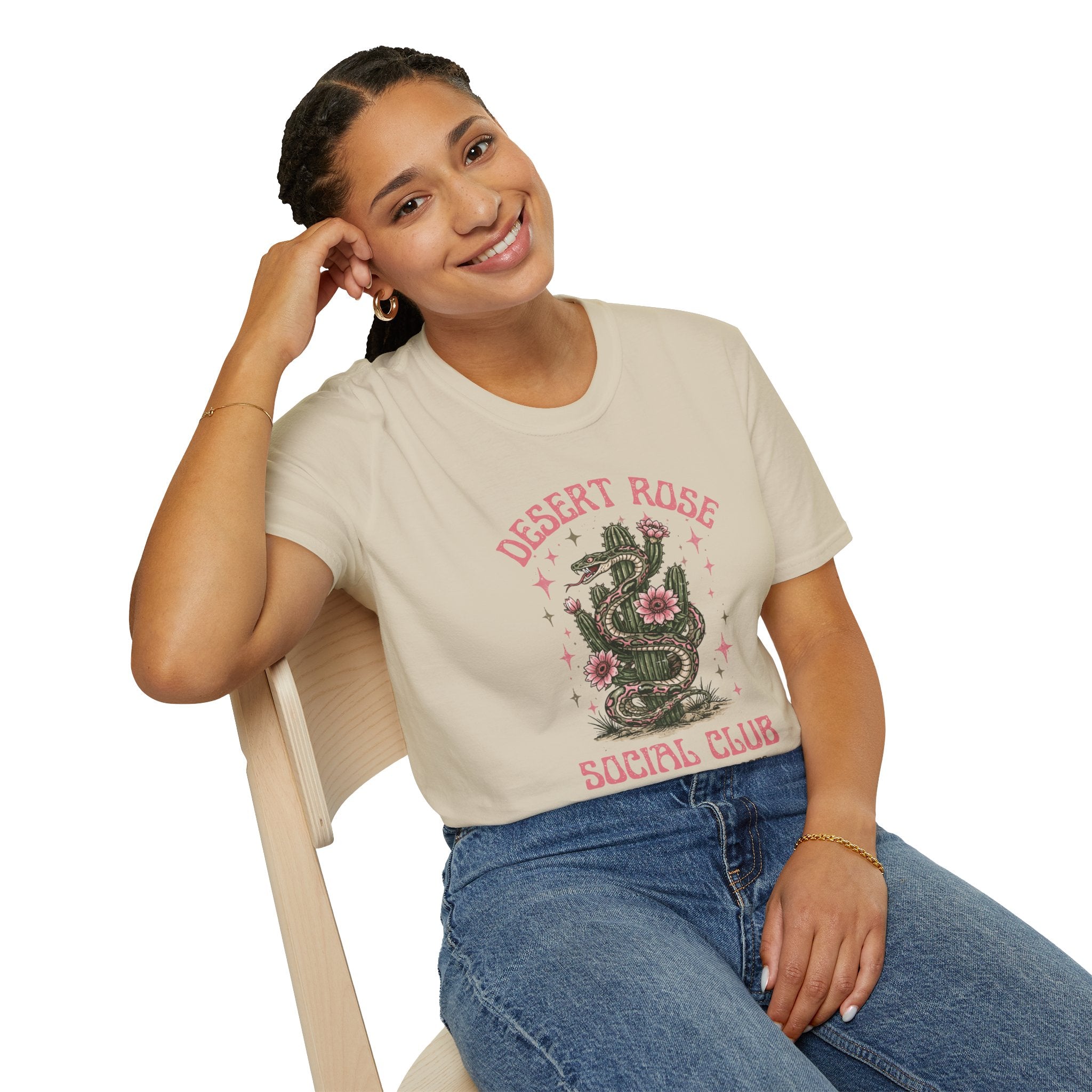 Desert Rose Social Club Tee-Shirt | Snake Graphic Tee