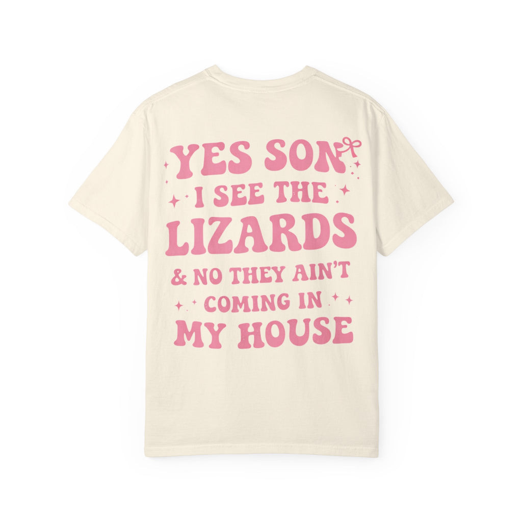 Southern Mama Chronicles T‑Shirt | “Yes Son I See the Lizards” |Funny Mom Graphic Tee