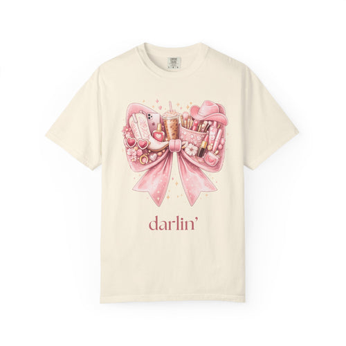 A Darlin’ Pink Bow| Southern Girlie Graphic T-Shirt