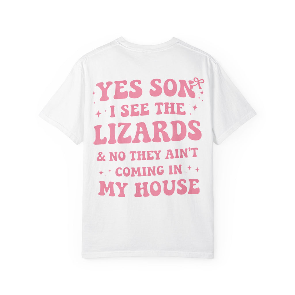 Southern Mama Chronicles T‑Shirt | “Yes Son I See the Lizards” |Funny Mom Graphic Tee