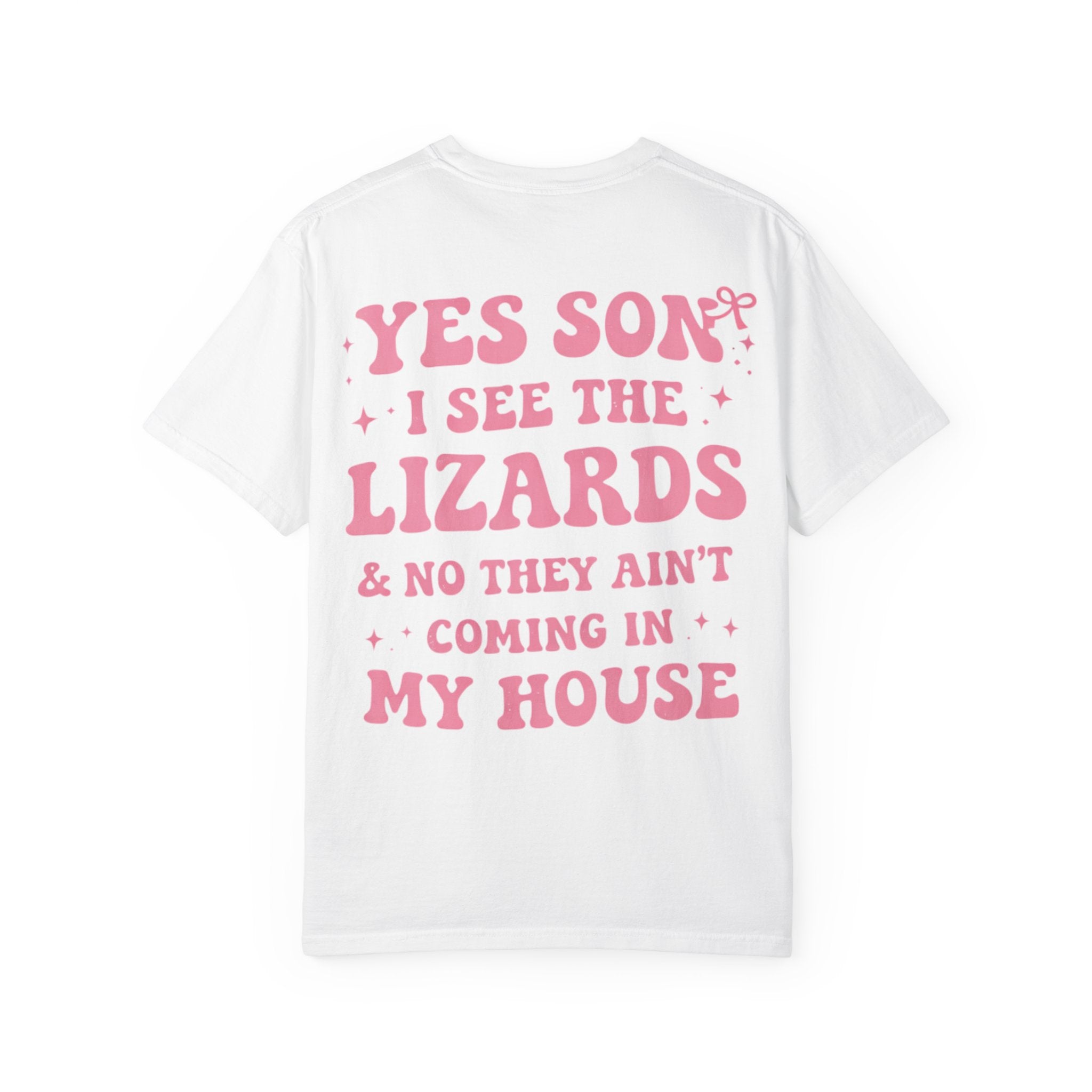 Southern Mama Chronicles T‑Shirt | “Yes Son I See the Lizards” |Funny Mom Graphic Tee