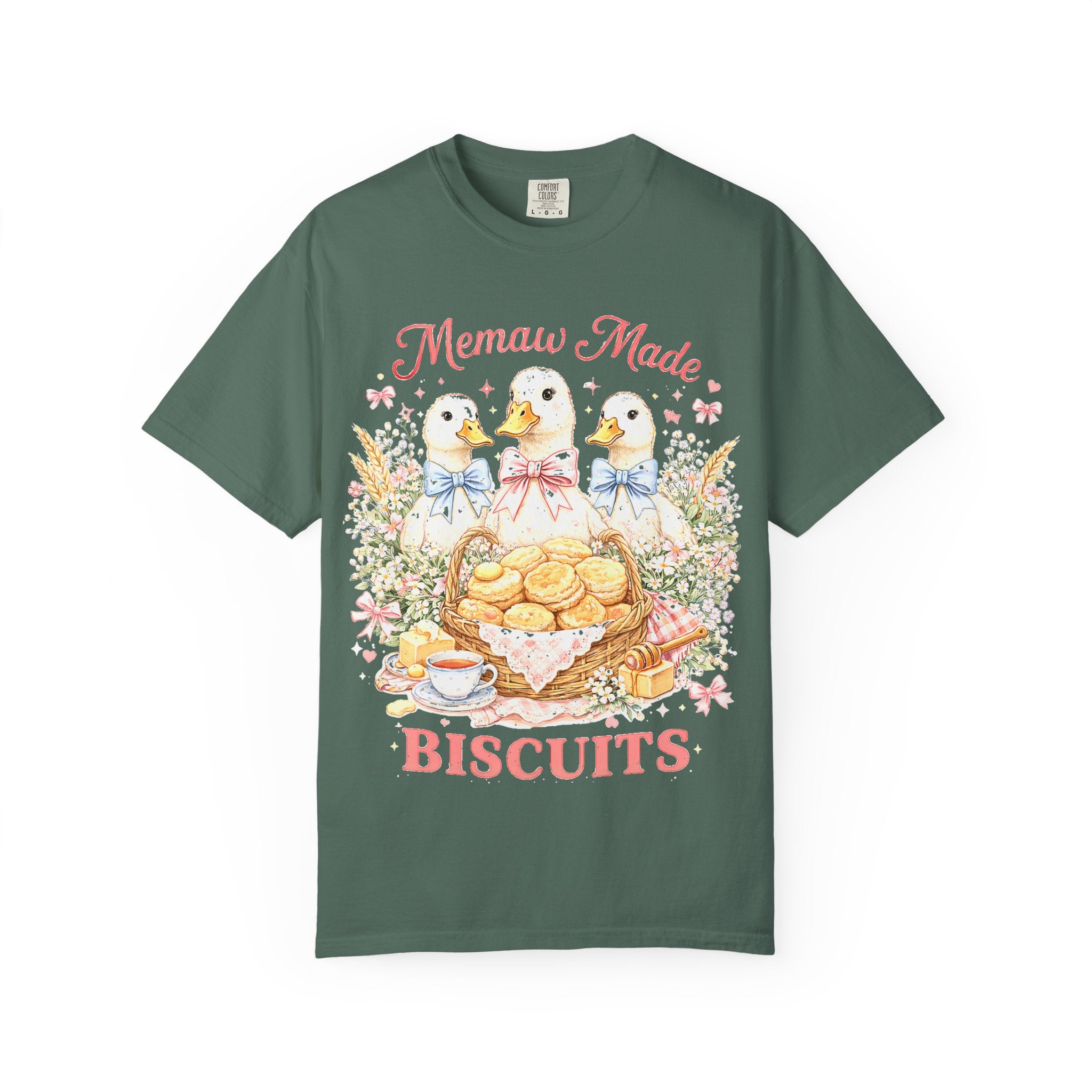 "Memaw Made Biscuits" Funny T-Shirt | Southern Girlie | Cute Ducks