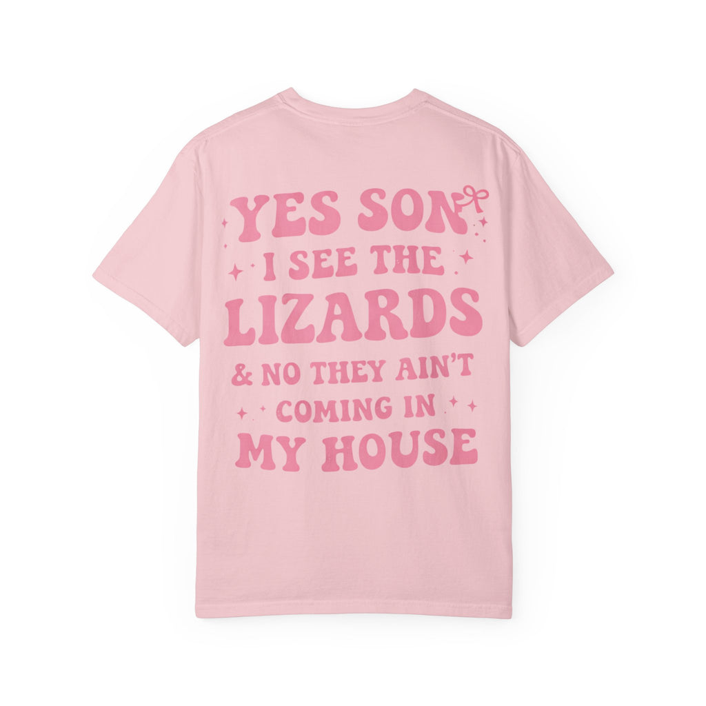 Southern Mama Chronicles T‑Shirt | “Yes Son I See the Lizards” |Funny Mom Graphic Tee