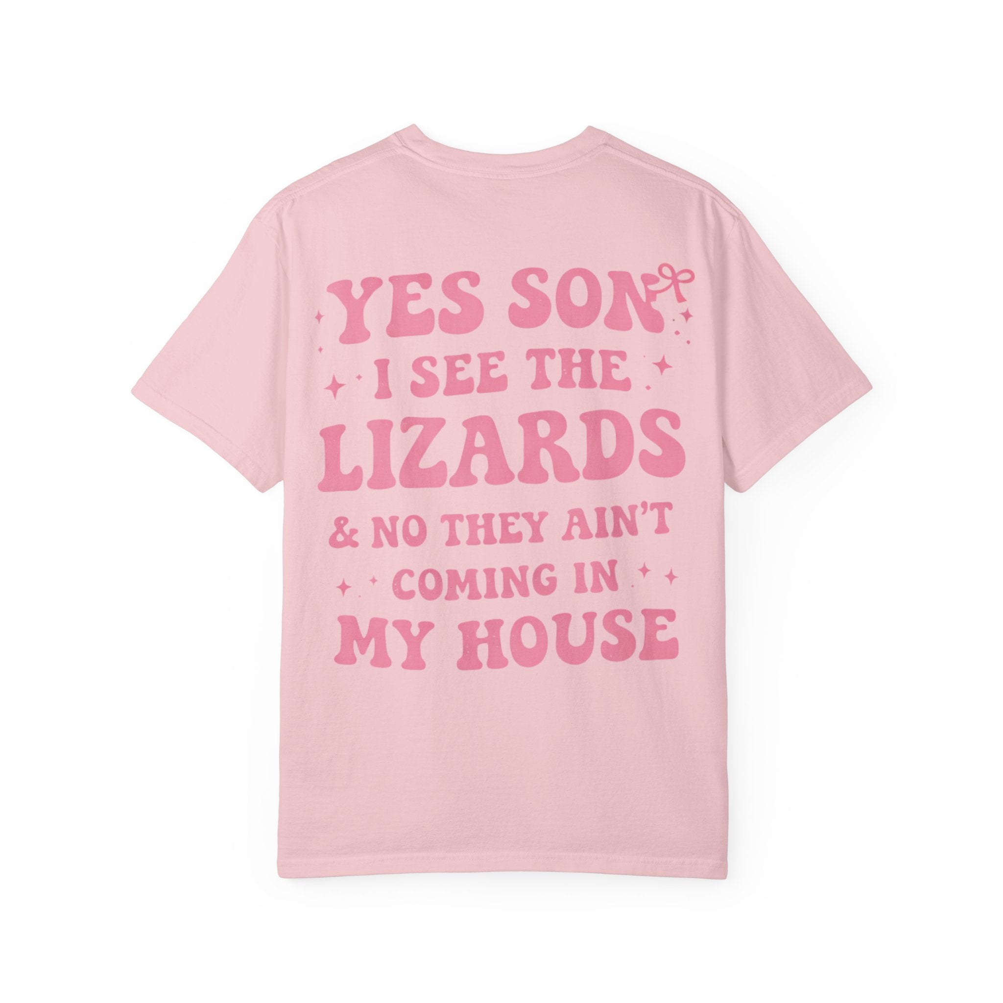 Southern Mama Chronicles T‑Shirt | “Yes Son I See the Lizards” |Funny Mom Graphic Tee