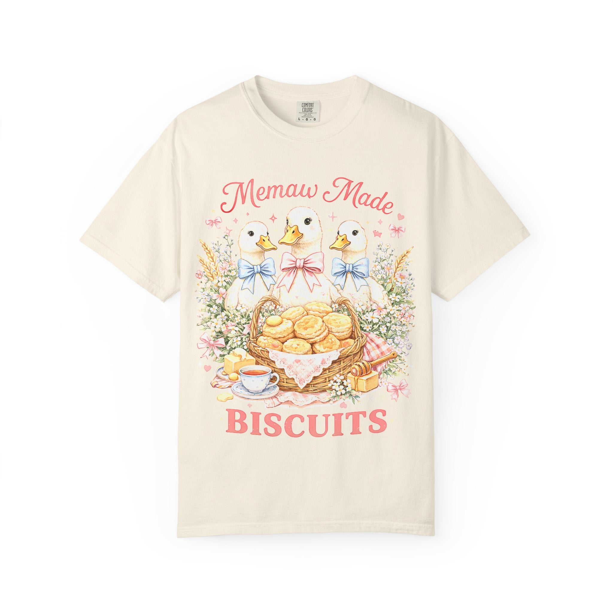 "Memaw Made Biscuits" Funny T-Shirt | Southern Girlie | Cute Ducks