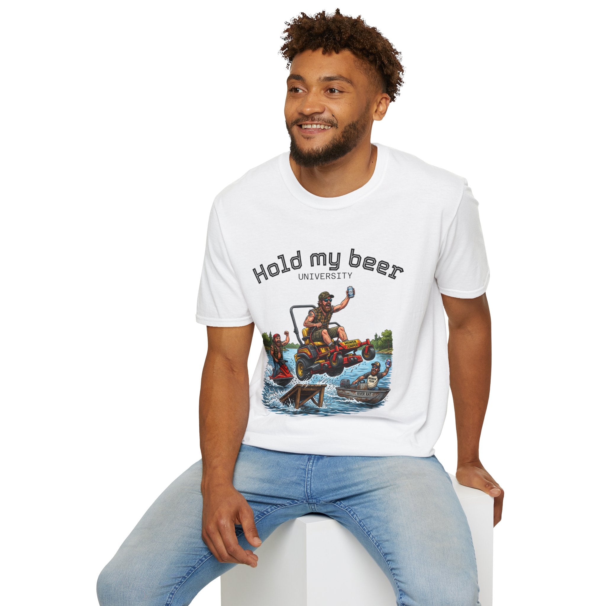 Hold My Beer Tee-Shirt | Lake Day | Jet Ski Funny Summer Tee