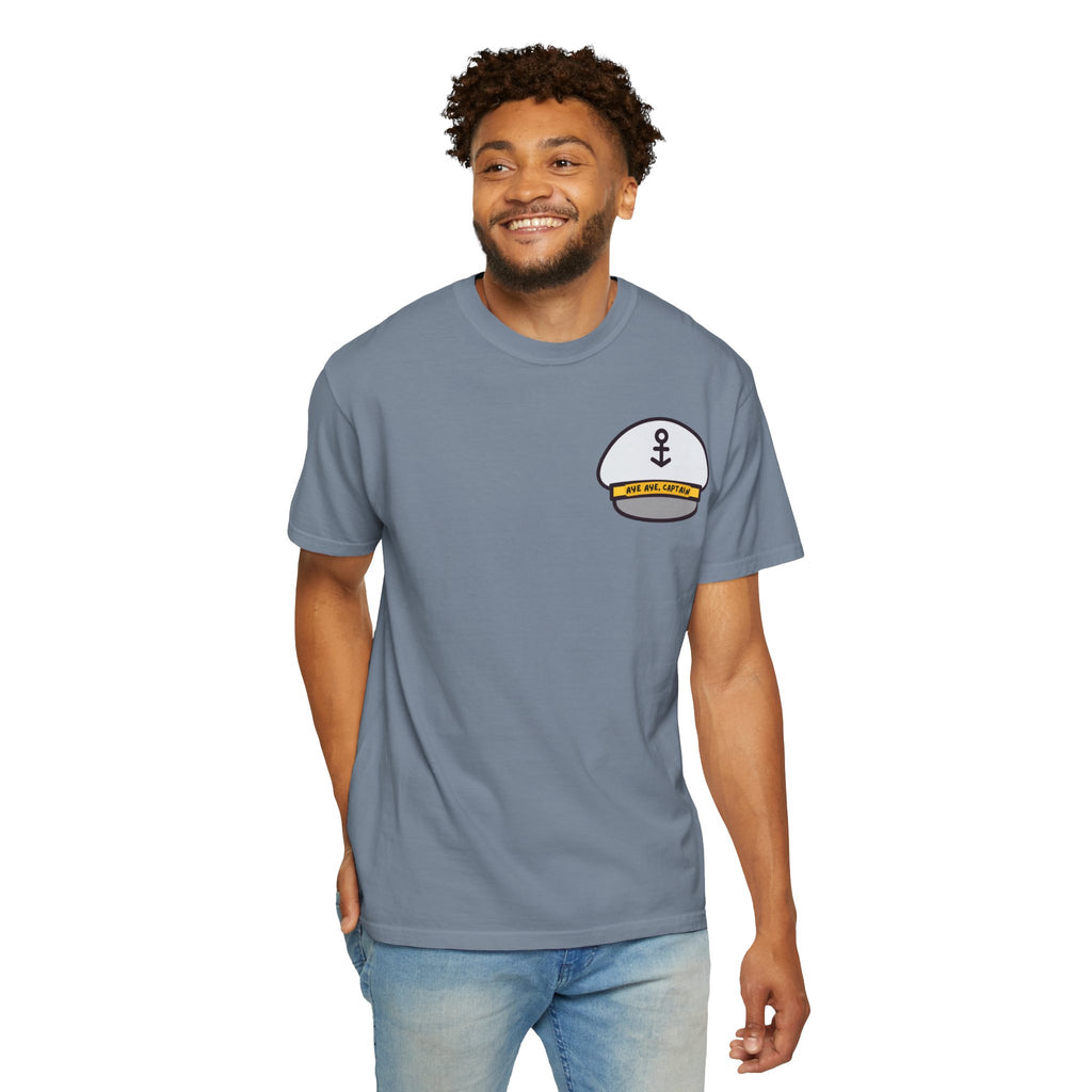 Aye Aye Captain Tee-Shirt | "Get Down to Your Skippies" Nautical Graphic Tee
