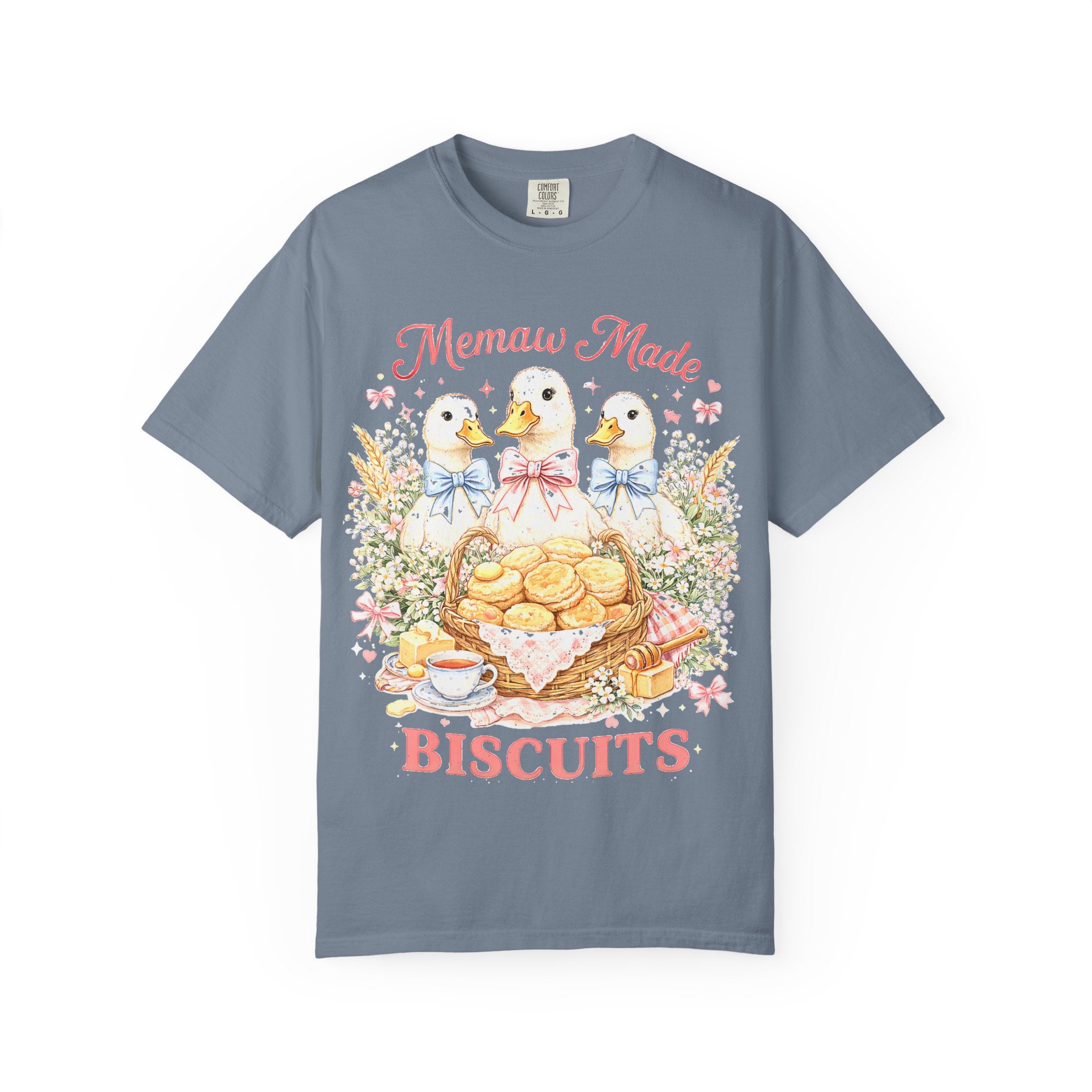 "Memaw Made Biscuits" Funny T-Shirt | Southern Girlie | Cute Ducks