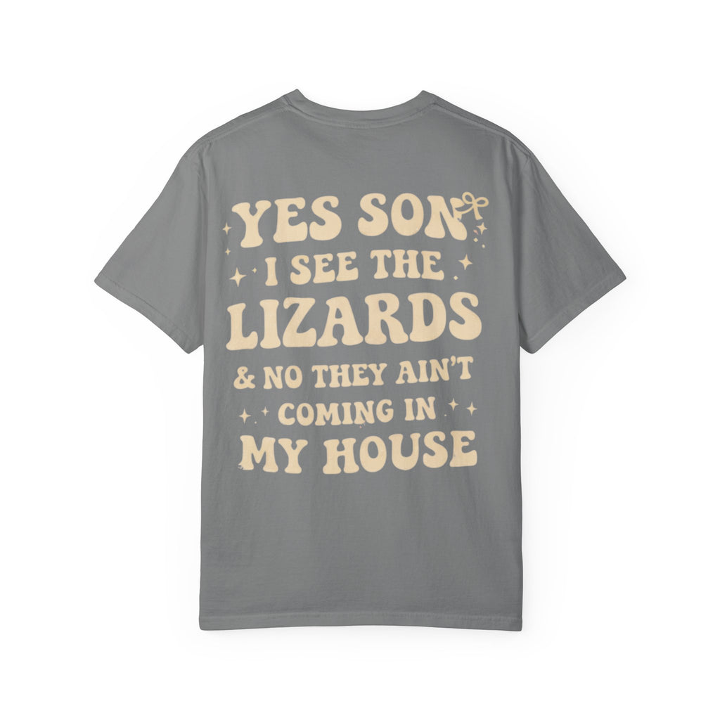 Southern Mama Chronicles T-Shirt | Viral "Yes Son I See the Lizards" Graphic Tee