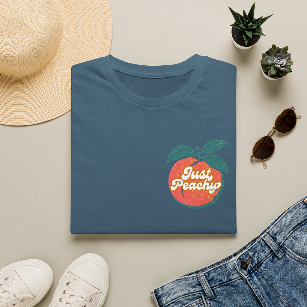 Just Peachy Graphic T-Shirt — Funny Handful Peach Tee